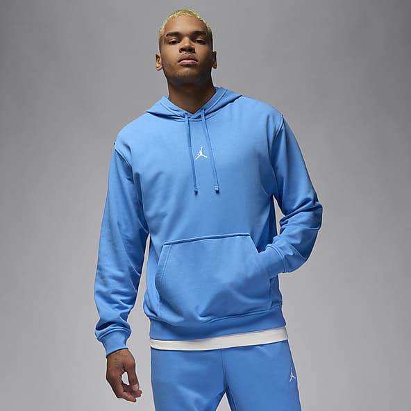 Jordan Blue Hoodies Pullovers. Nike